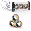 Magnetic Rings Fidget Toy Set (3PCS) – Spinner Magnet Rings for Stress Relief | Sensory Fidget Toys for Adults, Teens & Kids
