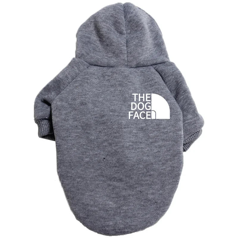 The Dog Face Dog Hoodie (GRAY)